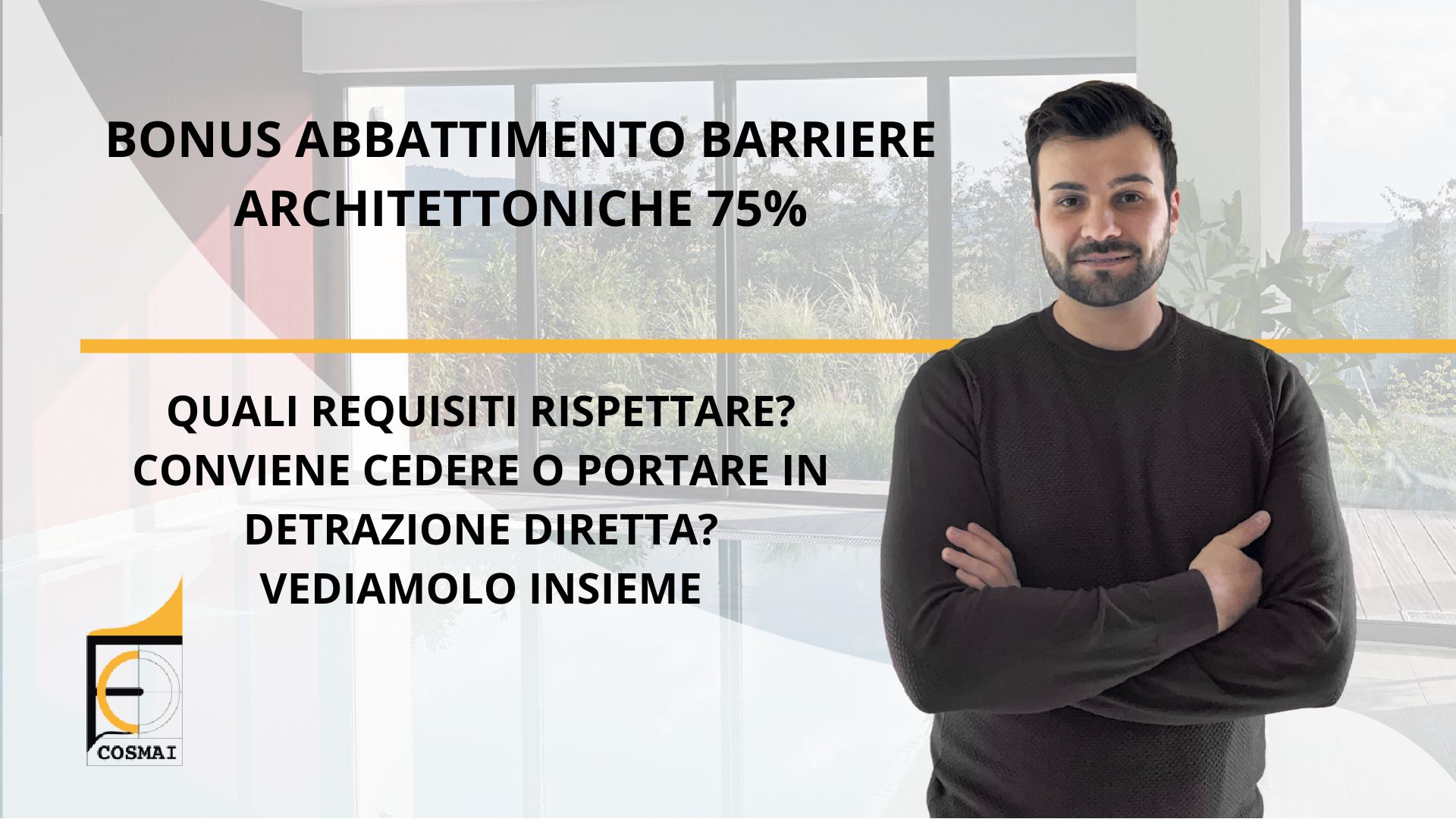 Altezza maniglia delle portefinestre: quale misura per il bonus75%? -  Cosmoserr